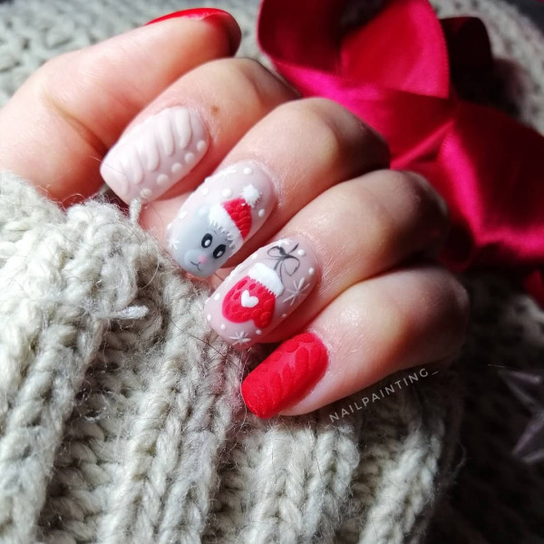 Paznokcie Christmas Nails