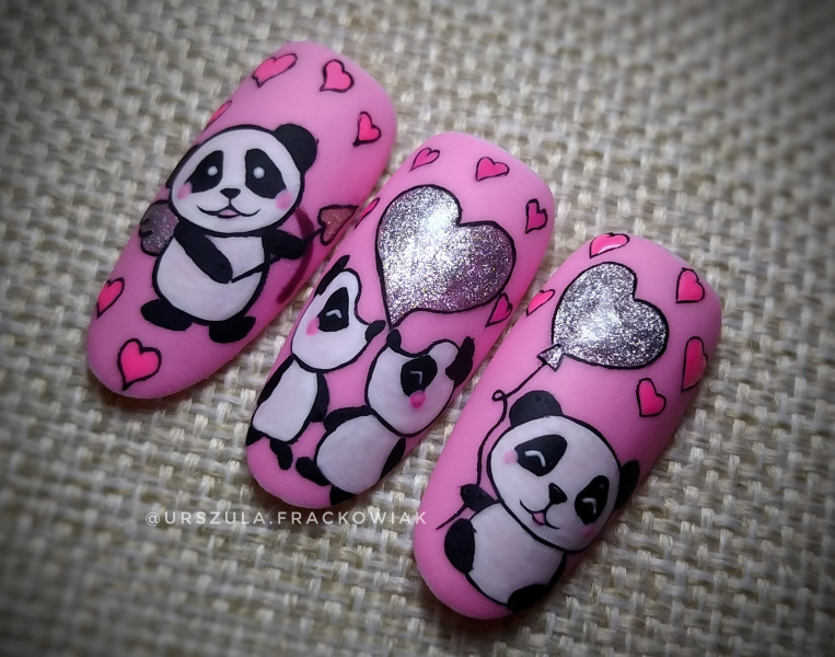 Walentynkowe, zakochane pandy