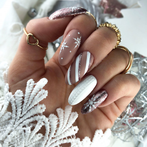 Paznokcie ❄️ Winter bling ❄️