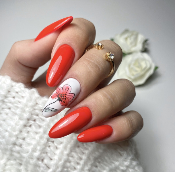 Paznokcie Red nails