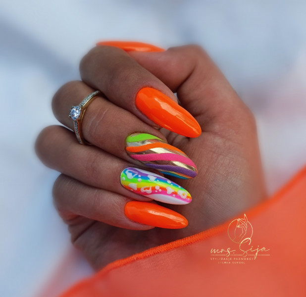 Neon Orange