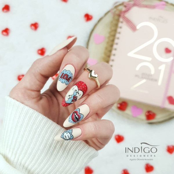 Paznokcie Valentines Nails