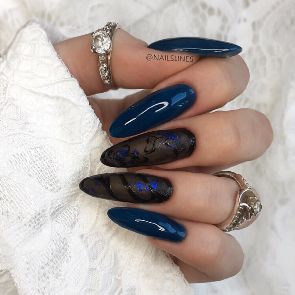 Paznokcie Blue nails  💙😊