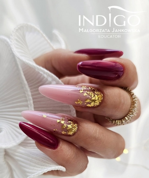 Paznokcie Bordowe paznokcie
