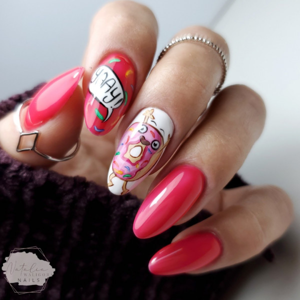 Paznokcie Donut nails