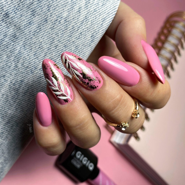 Pink nails