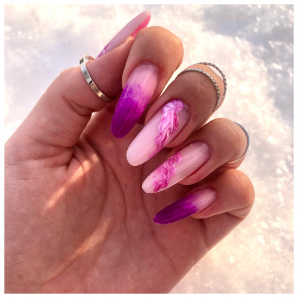 Paznokcie Marble Nails