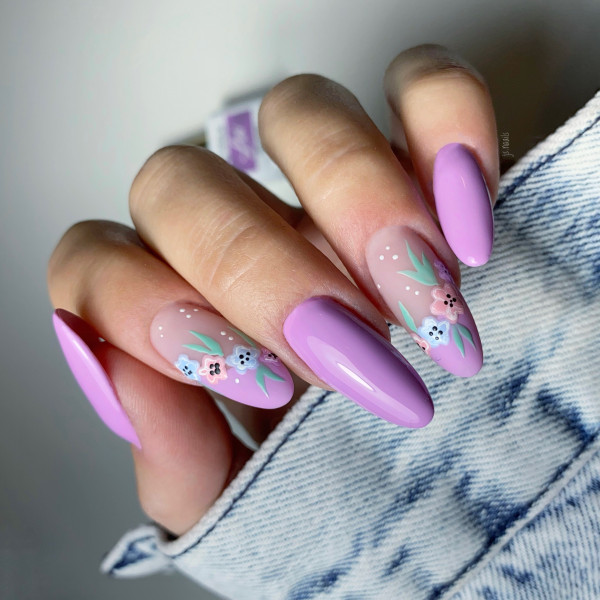 Paznokcie Spring nails