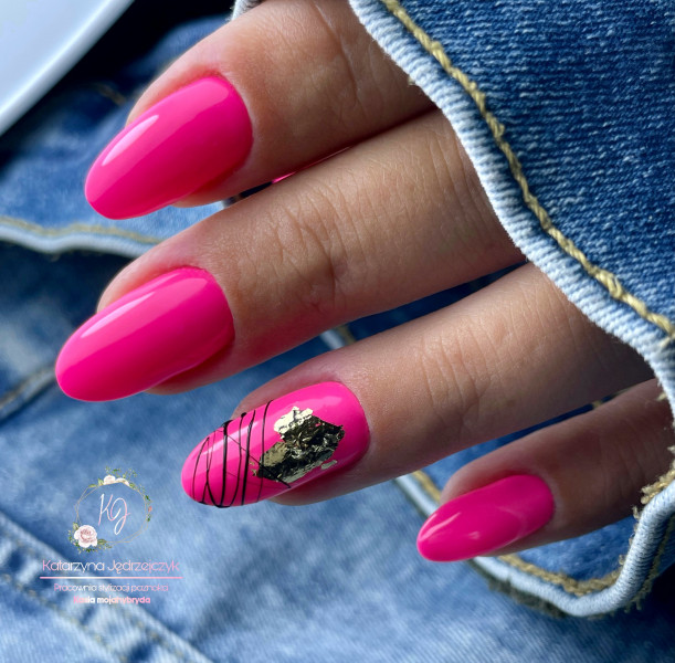 Pink nails