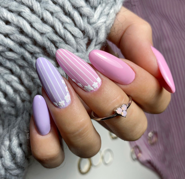 Paznokcie Spring nails