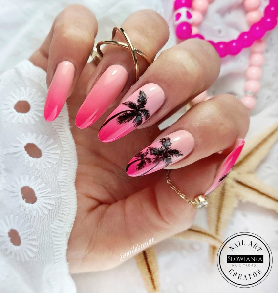 Paznokcie Summer nails