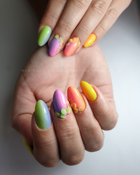 Paznokcie Kolorowe paznokcie